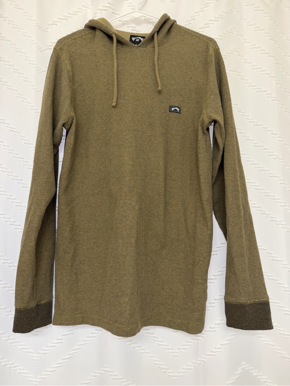 Billabong Olive Green Hooded Knit Pullover